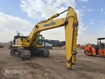 Used Komatsu Excavator in yard